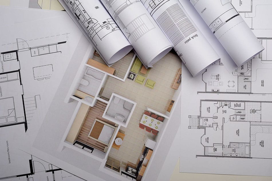 Architectural plan. Engineering house drawings